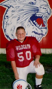 Andrew's team won 3rd place in Pee Wee Jr Football